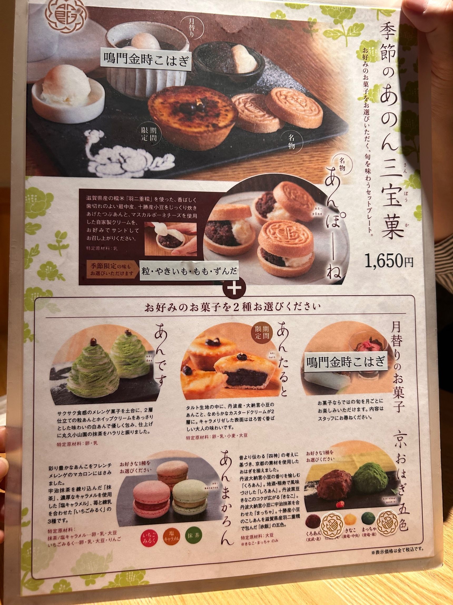 メニュー