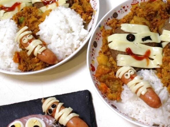 ウインナーでミイラ男その2