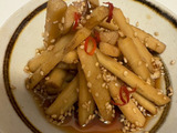 大根より牛蒡がさらに美味しかった麺つゆとカンタン酢漬け！
