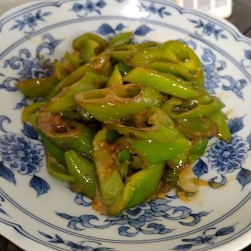 万願寺とうがらしの味噌炒め