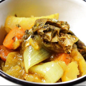 「カレー風サバじゃが」サバ缶の栄養丸ごと！