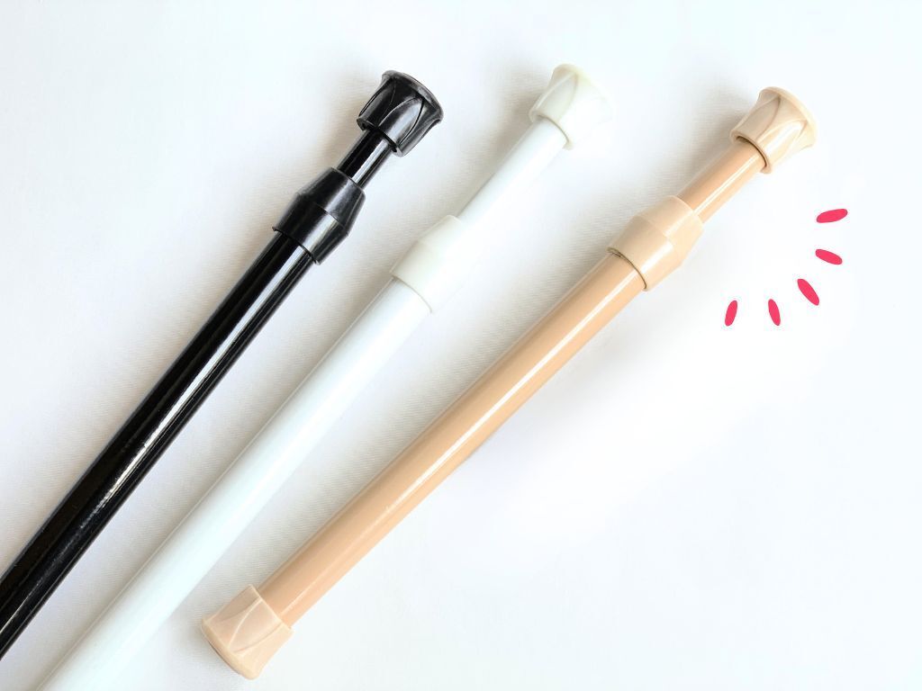 突っ張り棒は「2本使い」が最強です！リビングが驚くほどスッキリ♪しかも実用的～！