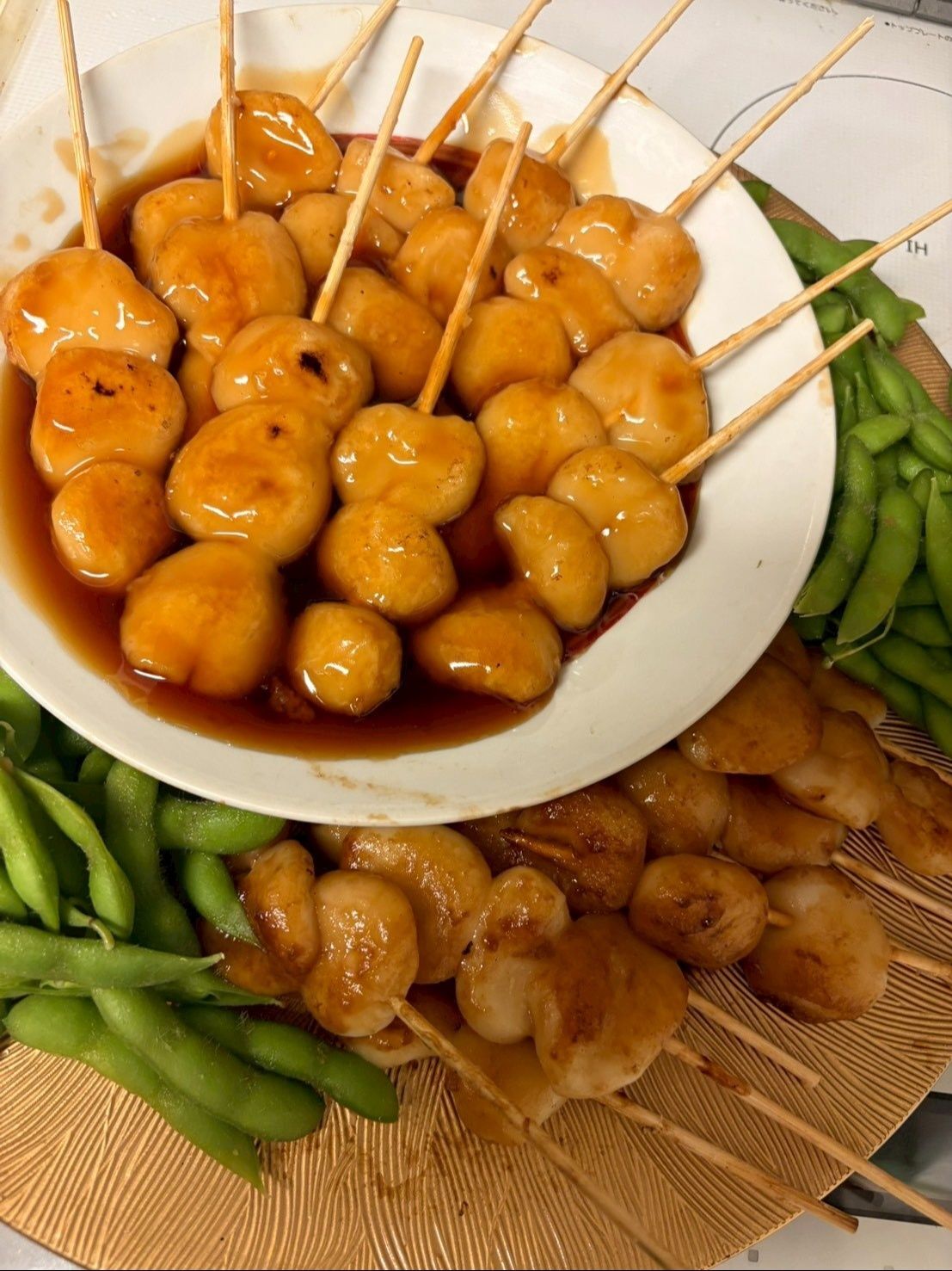 枝豆もあったのでおつまみのプレートにしました！