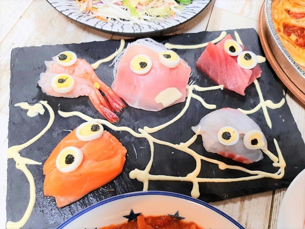 お皿に並べる