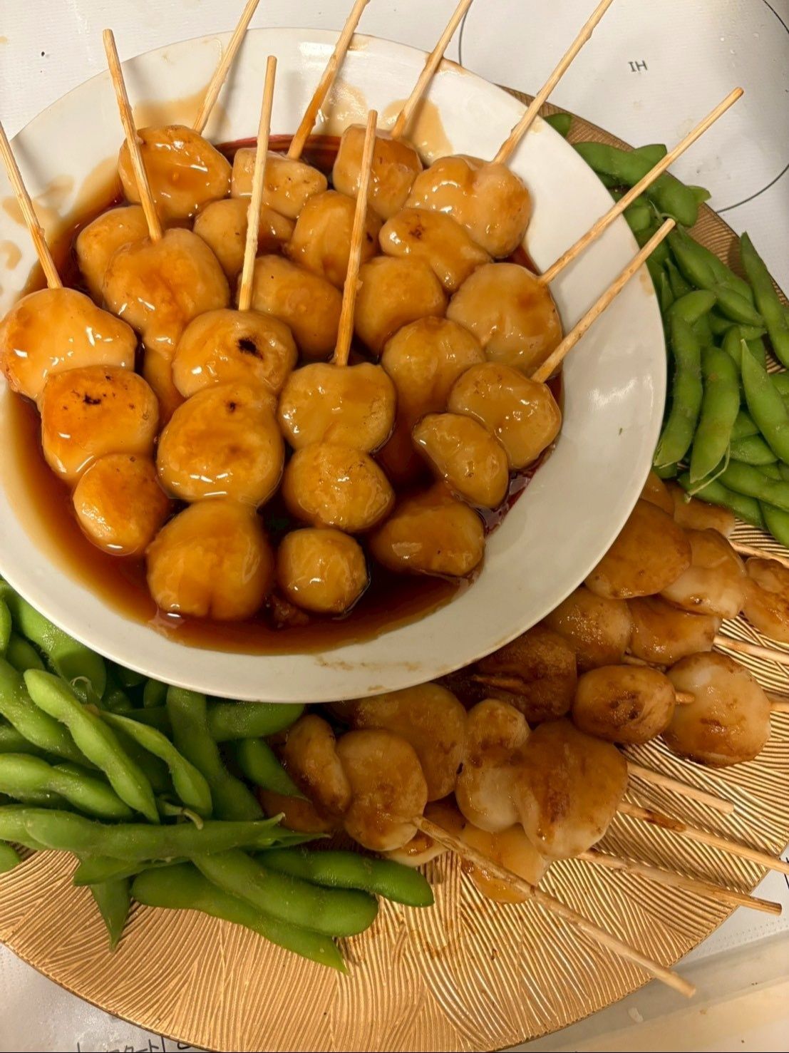 大人の〈お月見団子〉作りました！