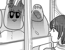 突然目の前に現われた「着ぐるみ」の正体。どう見ても不審者でしかないんですけど…【付き合えなくていいのに#13】