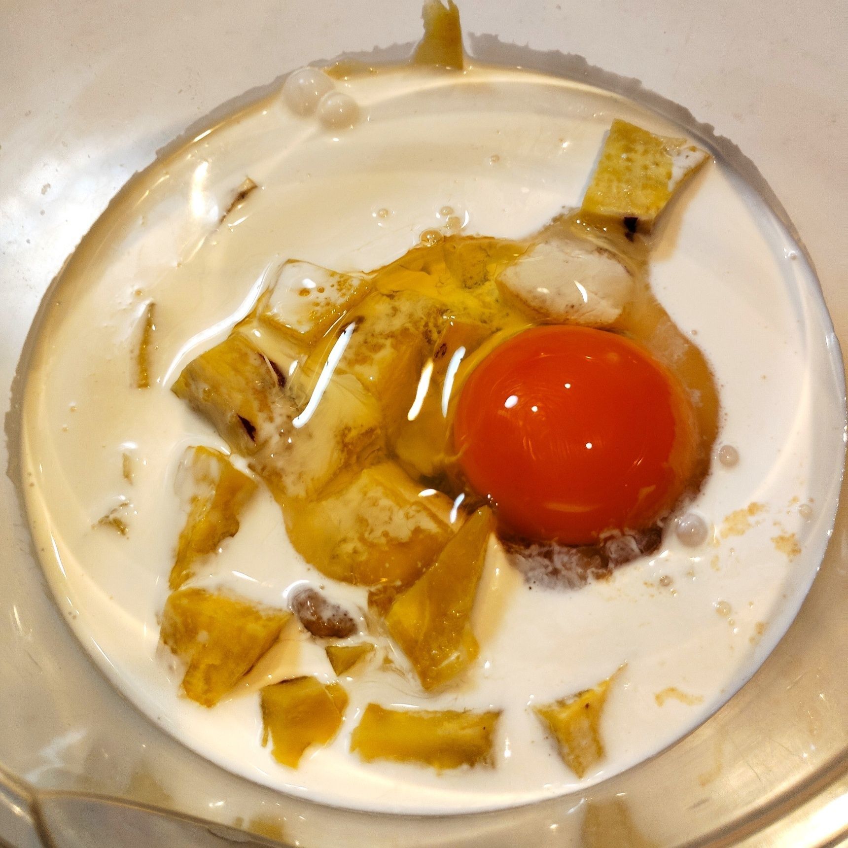 材料を混ぜる