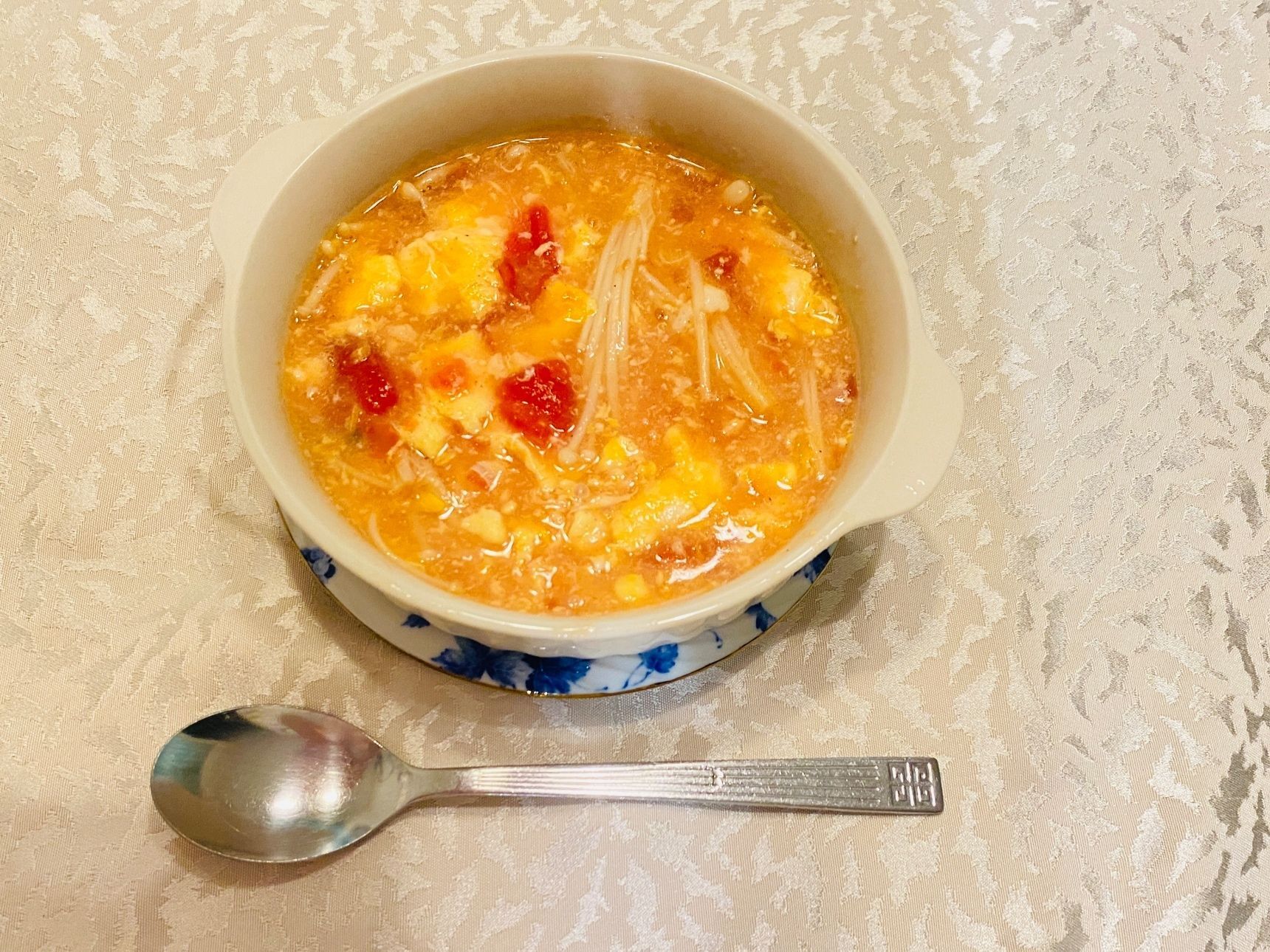 トマトとえのきの卵スープ