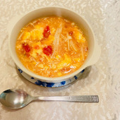トマトとえのきの卵スープ