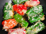 ジューシーで美味しい！「豚こまで肉詰め」