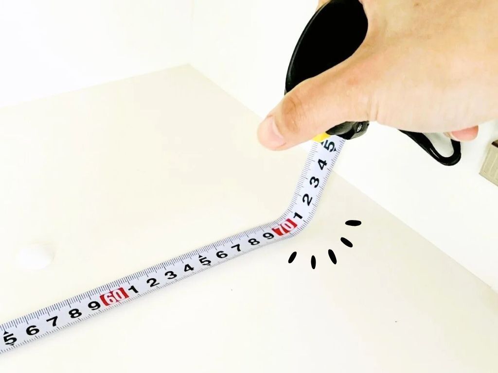 棚の内寸がピタッと測れる！身近な文房具でできるメジャー計測の裏ワザが天才的♡