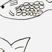 なぬ！？【小5息子が描いた魚の絵】に衝撃が隠せない！「やっぱり美味しい魚を食べ続けたいよね」