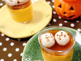 みたらしかぼちゃぷりん(^^)ハロウィン感あげていきます！
