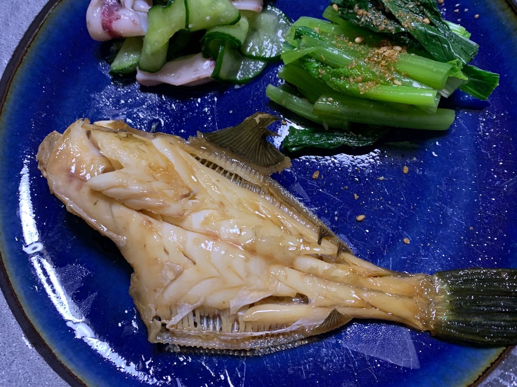 おまけの魚〜カワハギの煮付け