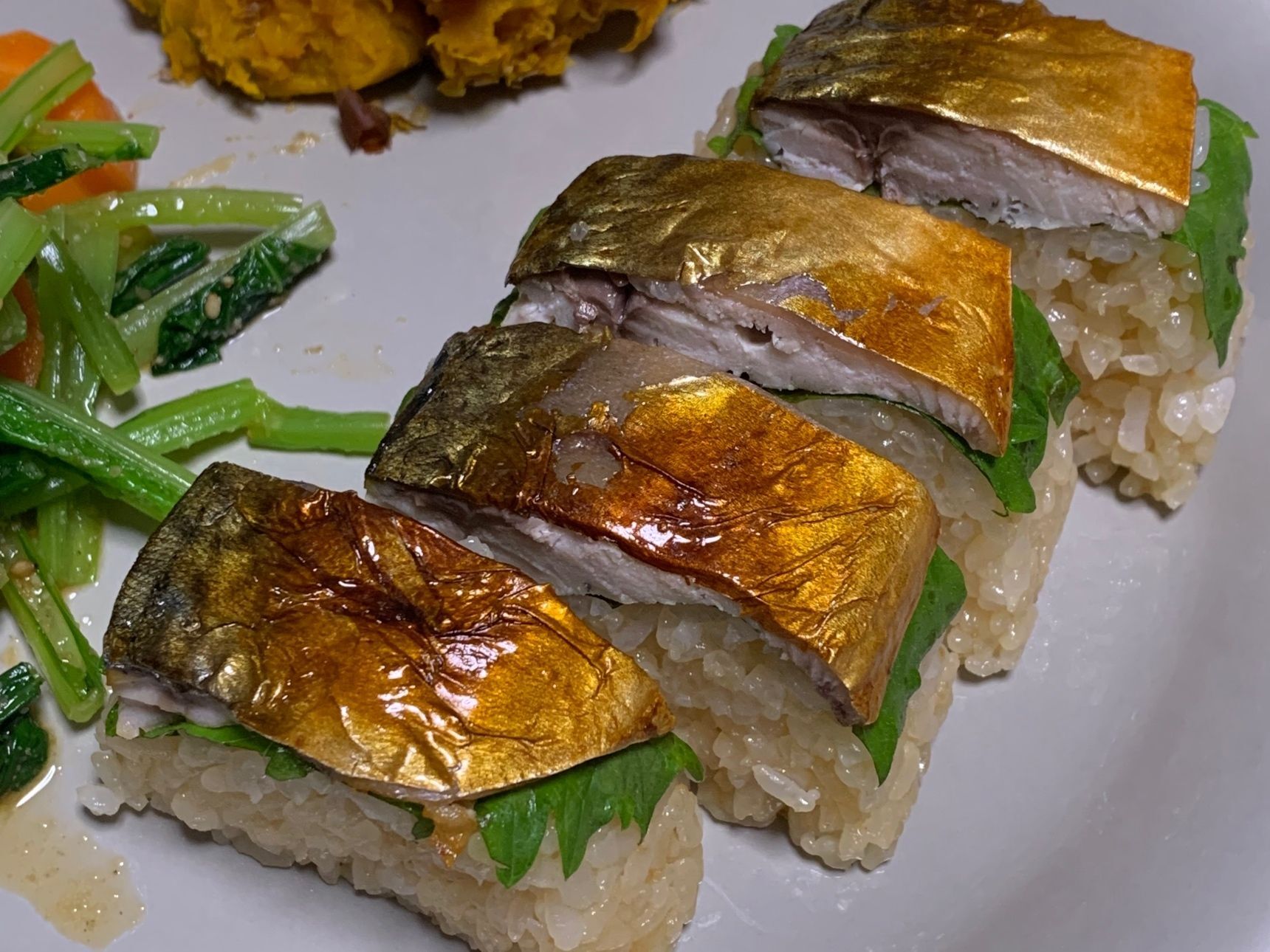 おまけのレシピ〜塩さばで焼きサバ寿司