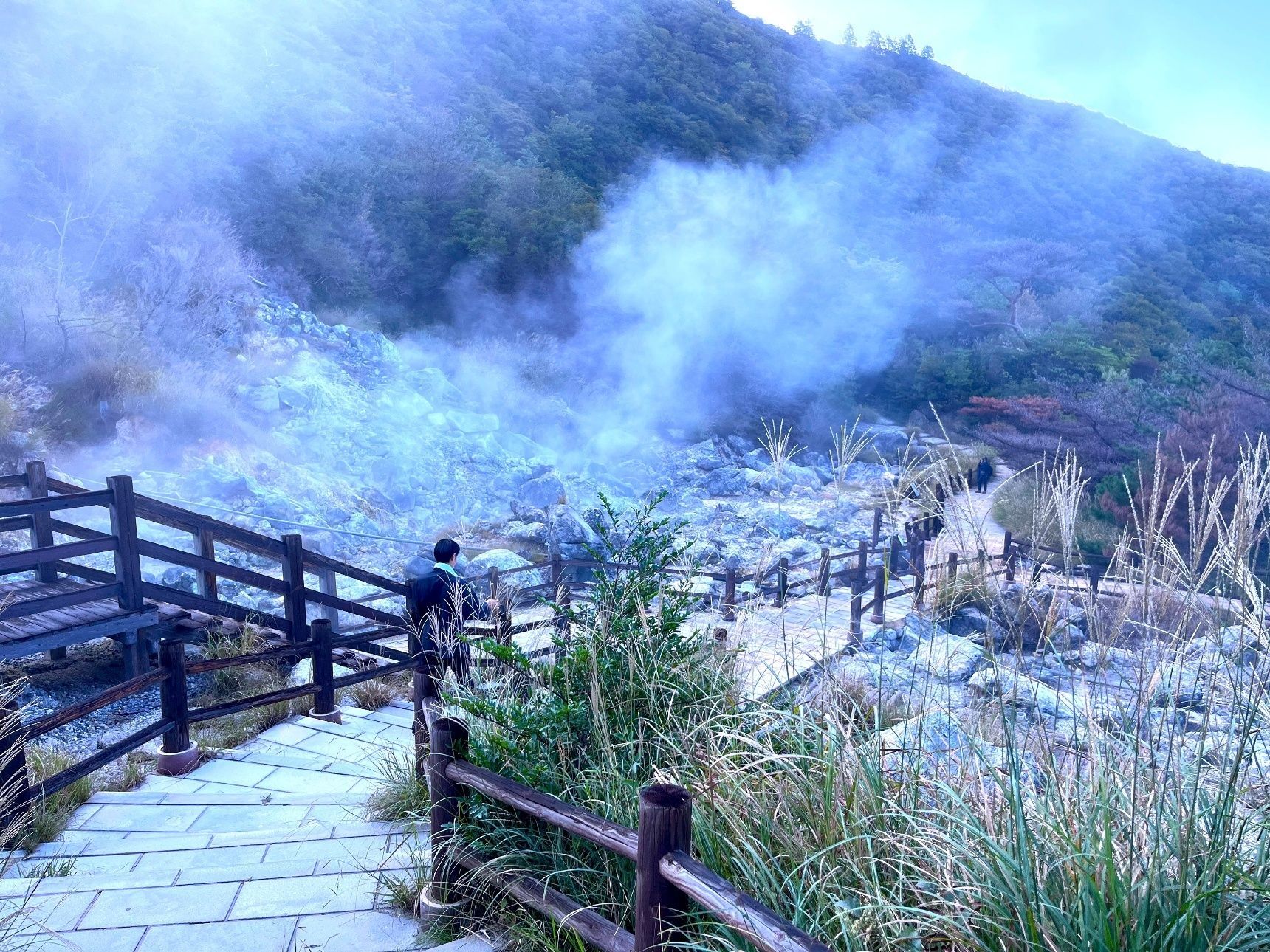代謝アップを目指して、雲仙地獄パワーウォークへ