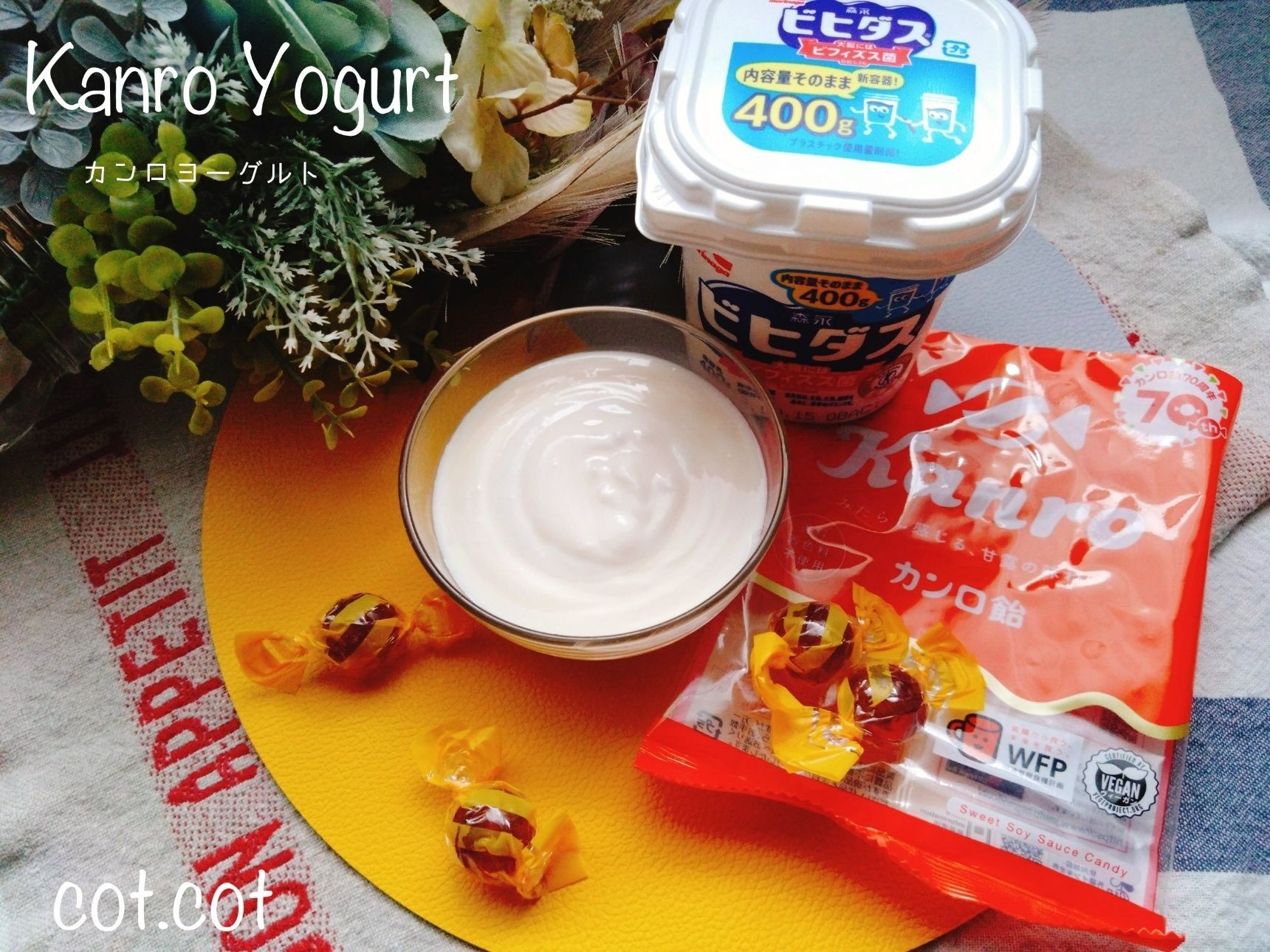 ネットで発見、実際にやってみた。カンロヨーグルト