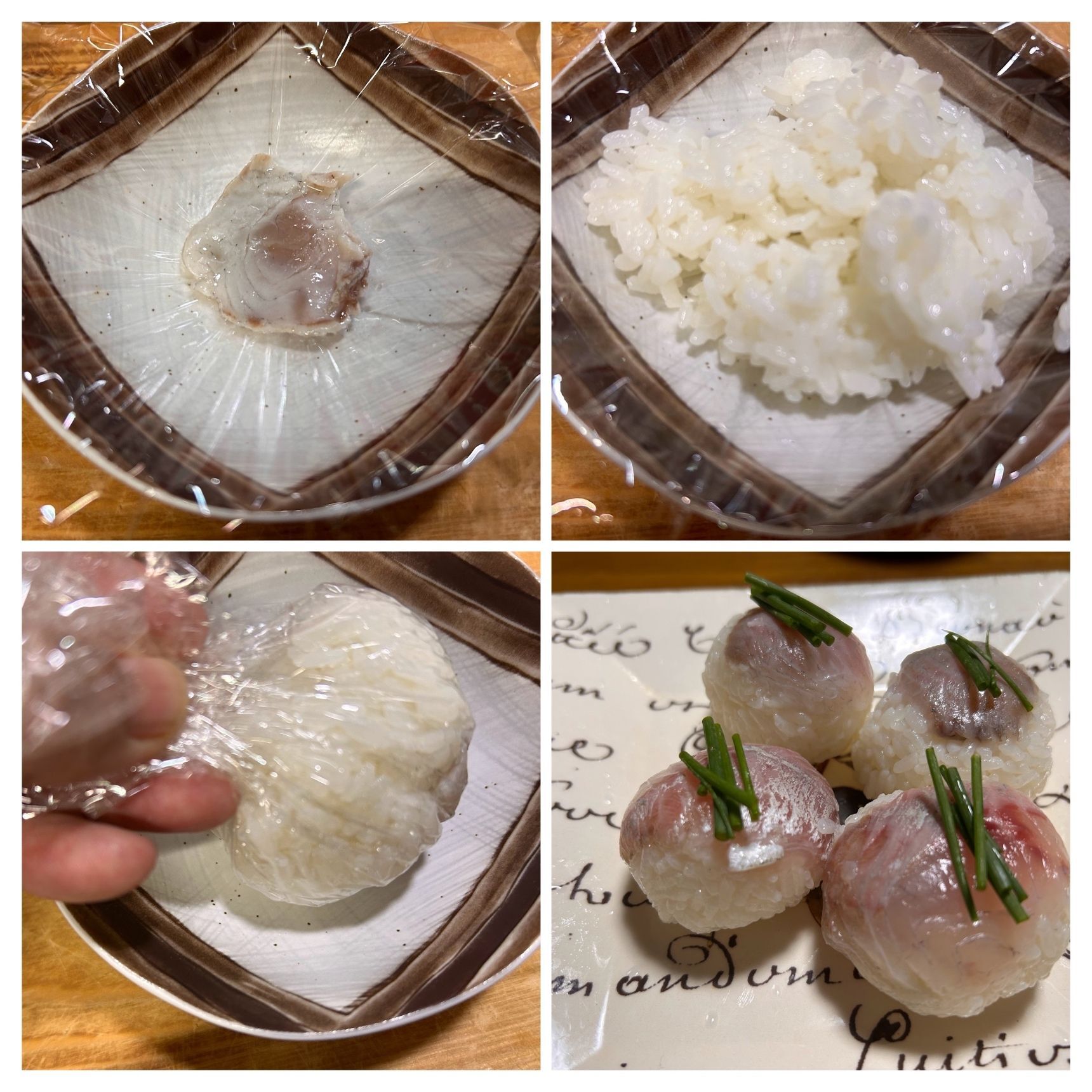 新米を炊いて酢飯を作る