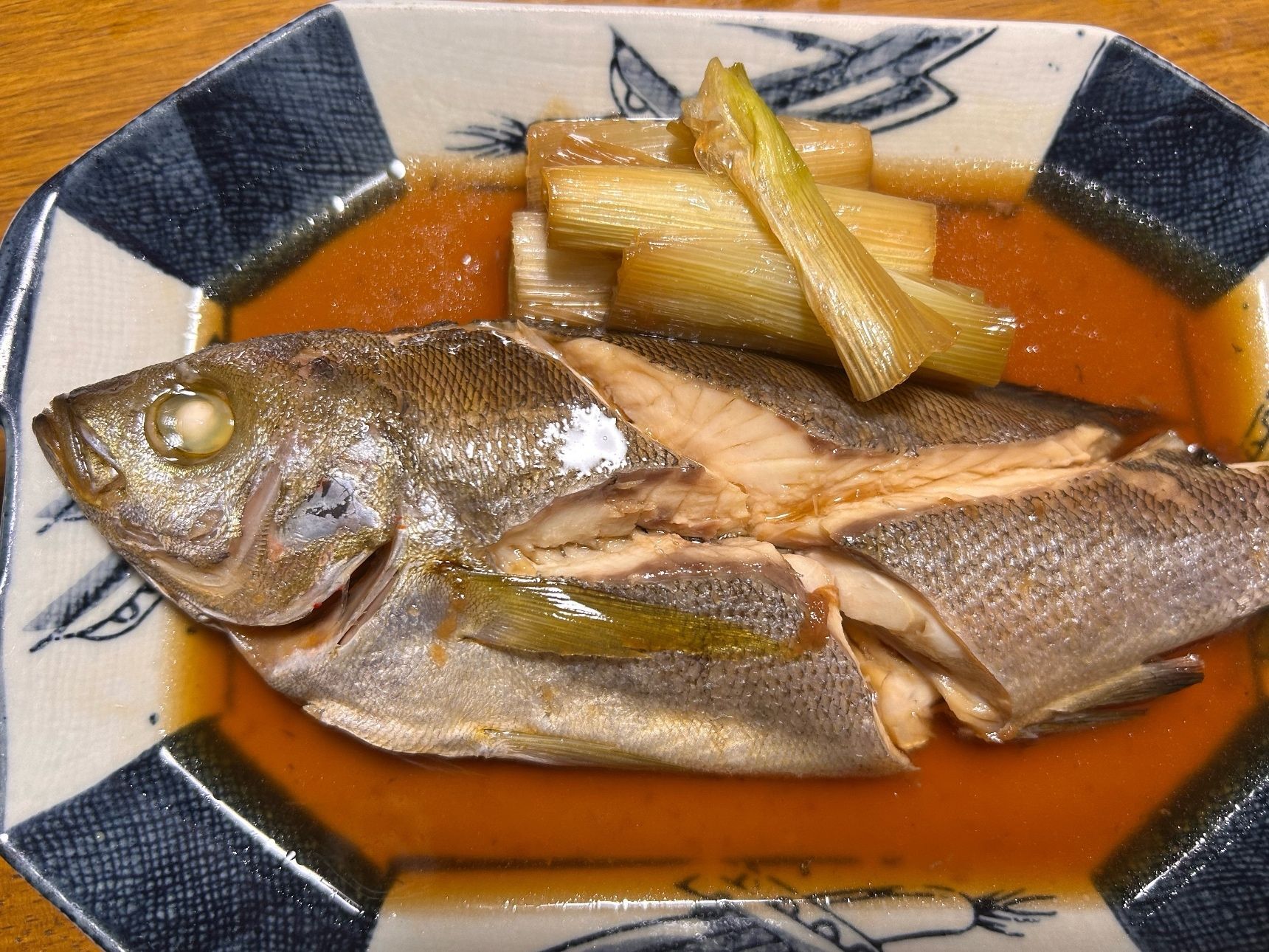 美味しく煮魚が出来上がりました