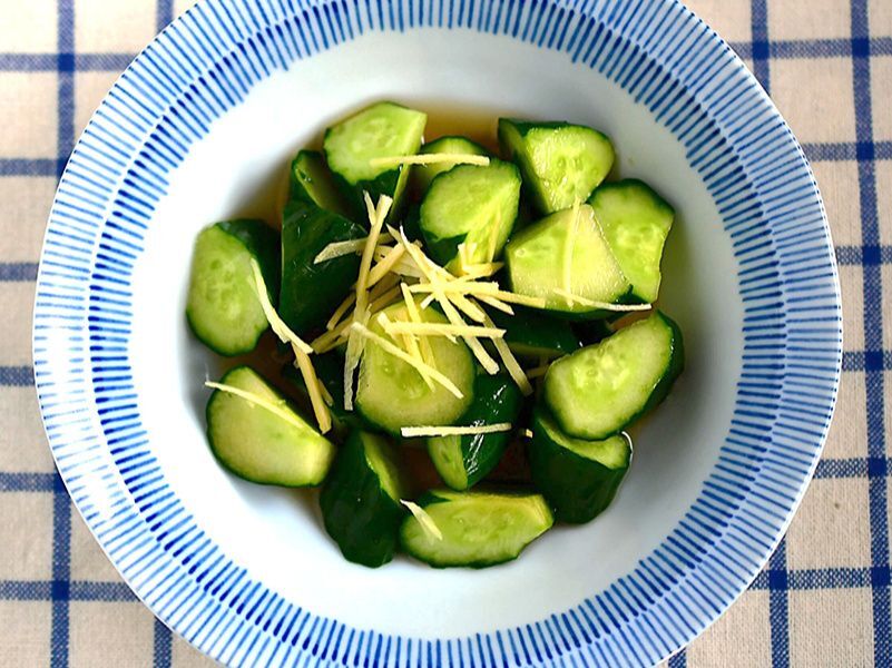 【きゅうりの浅漬け】便利な野菜だし使用！