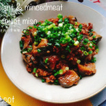 ご飯がガッツリ食べたいときのお供。茄子とひき肉の甘味噌