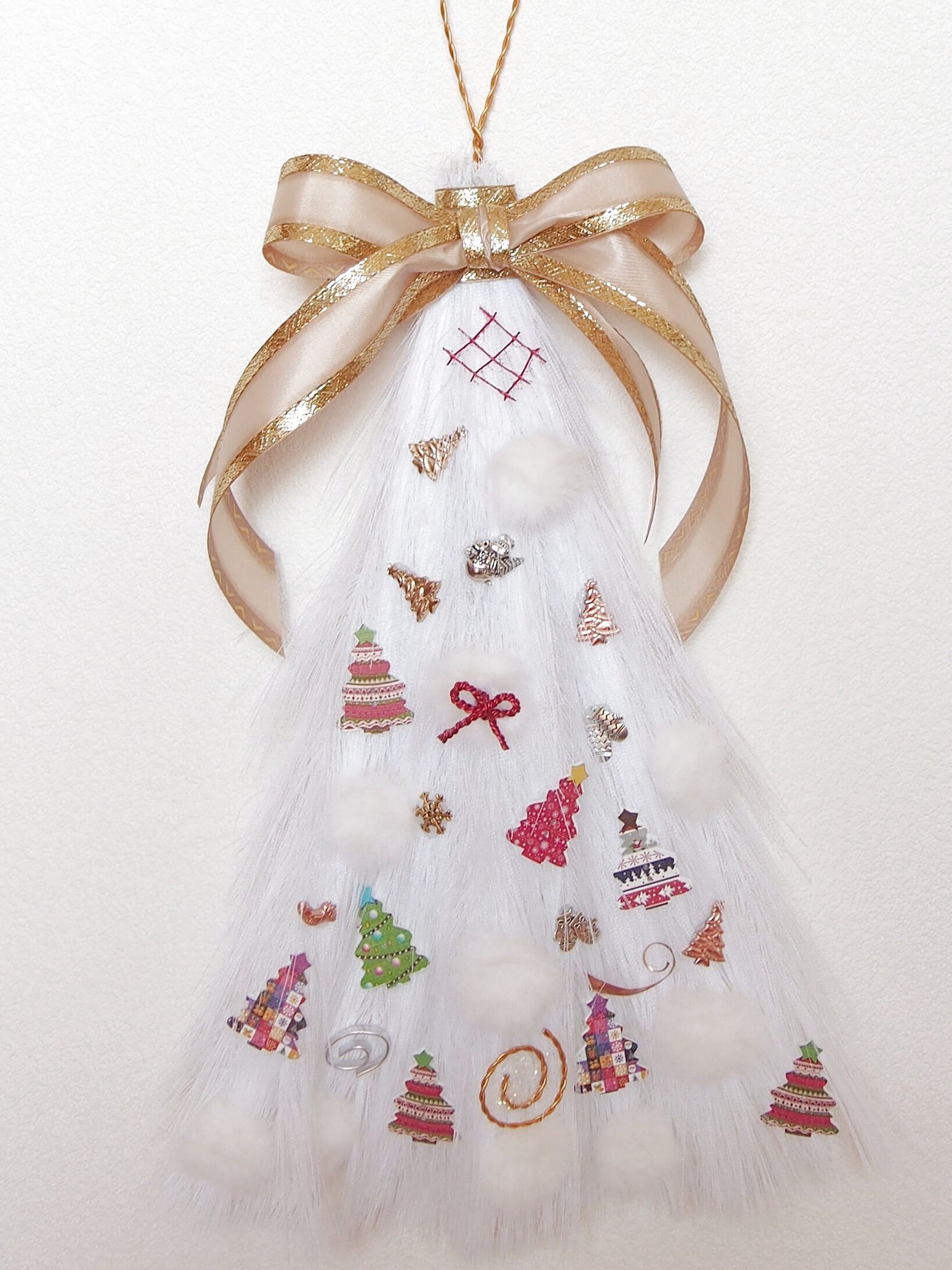 パンパスの簡単スワッグできました！ メリークリスマス！