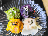 レンチンで完了！ 4色ハロウィン焼売