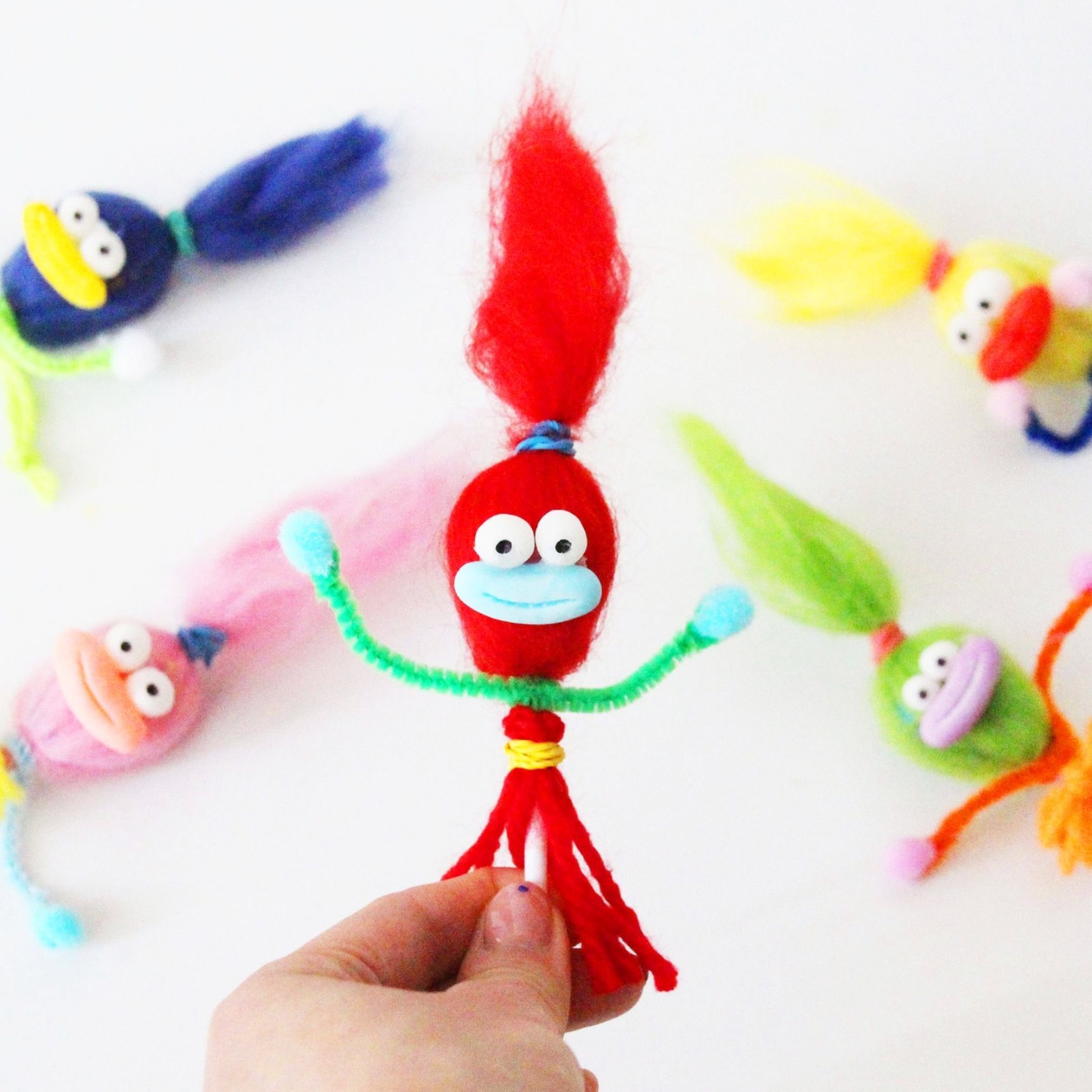 HWお菓子なキャンディモンスター[簡単お菓子ラッピング工作]