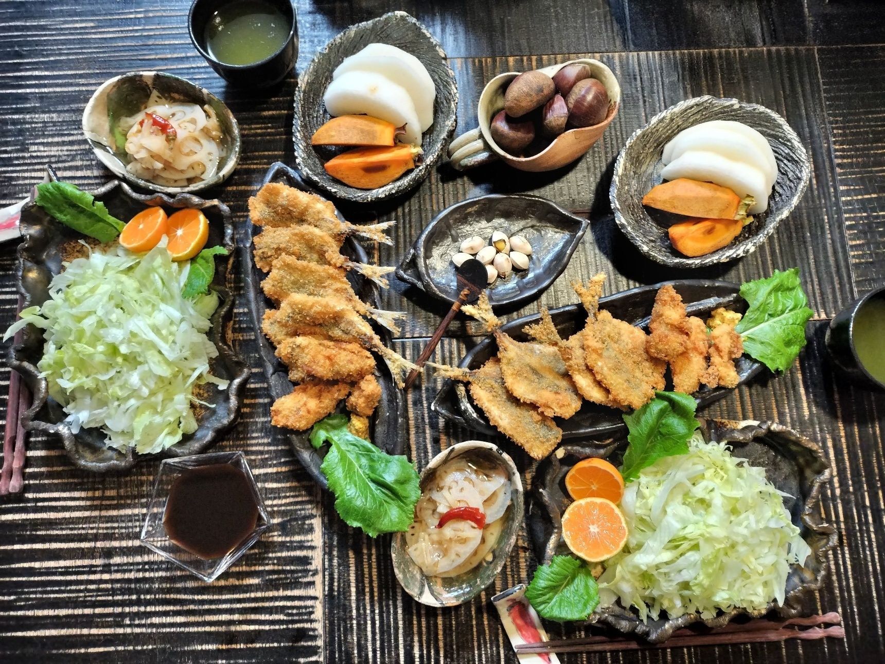 【アジフライの付け合わせ】