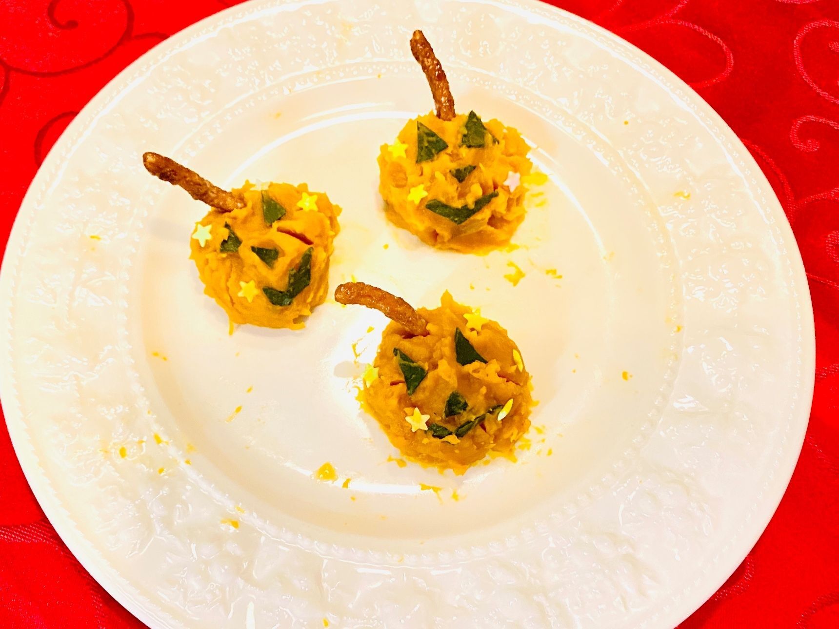 見た目ちょっと！味は超美味しい〜「かぼちゃの茶巾絞りでハロウィン」