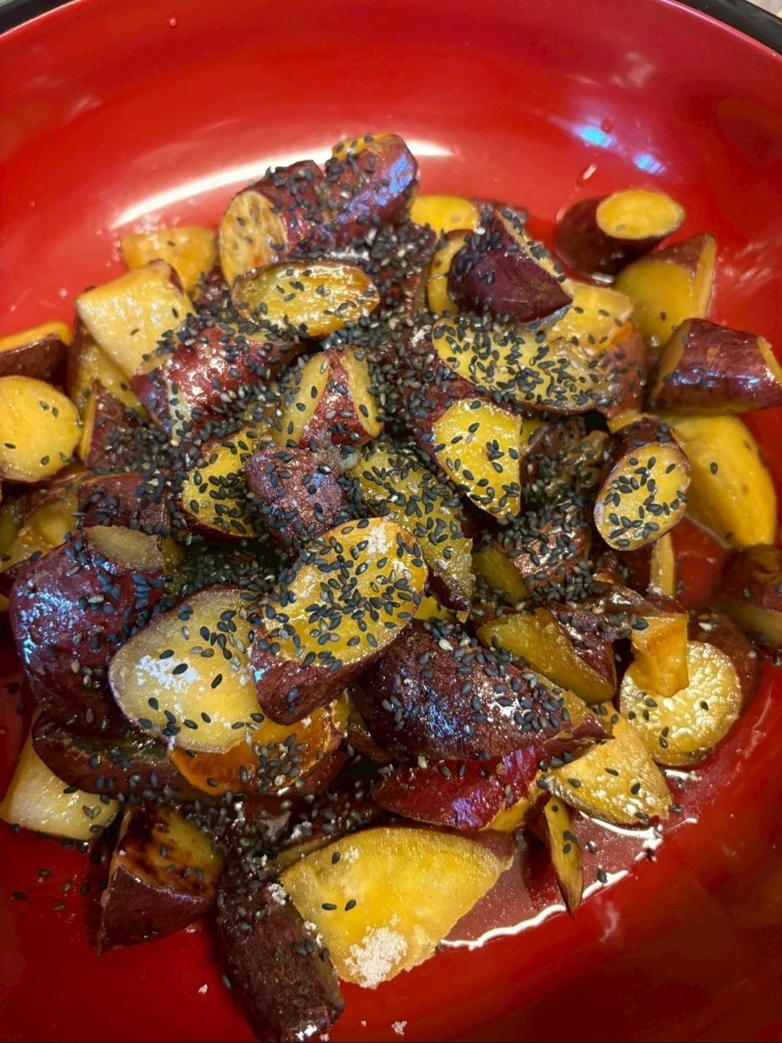 黒ゴマをかけて完成です！