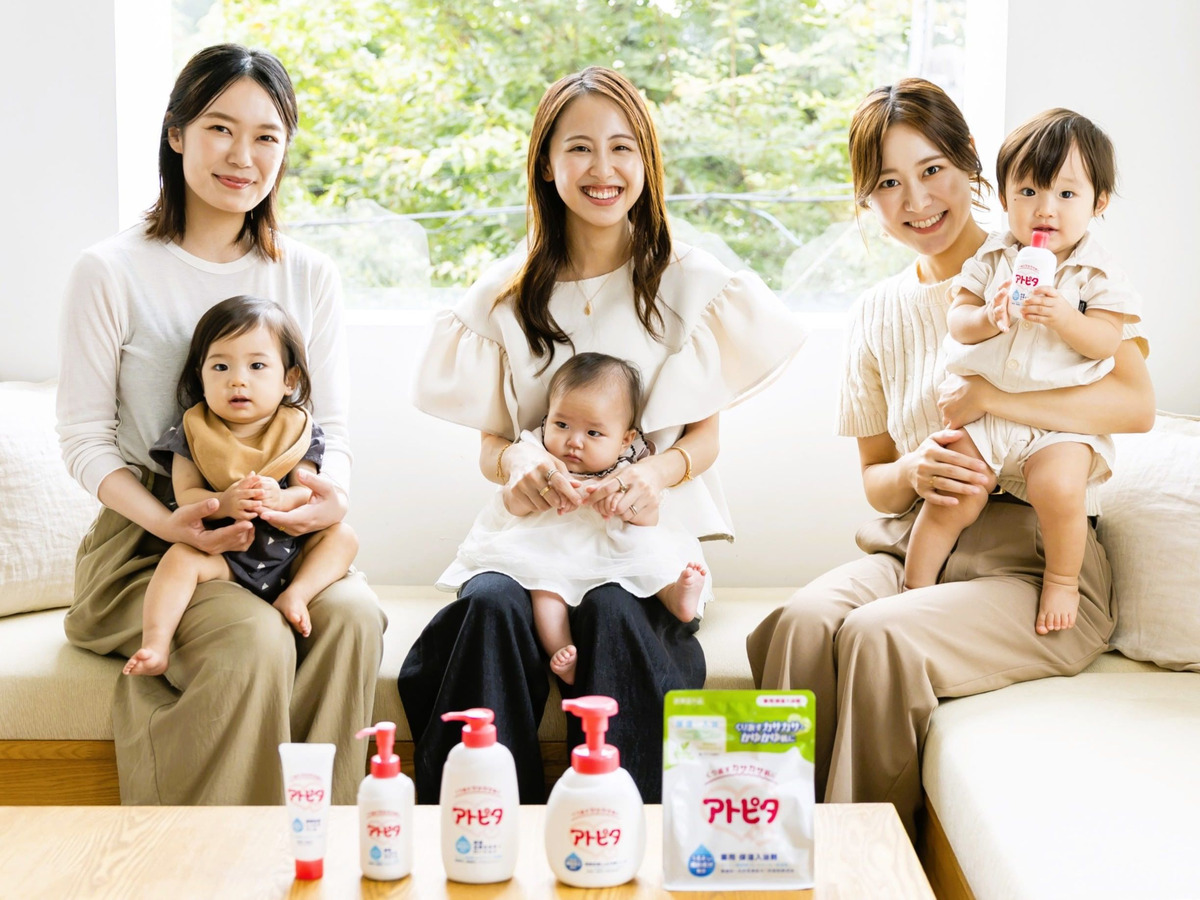 ベビーの肌にふわっと新発想！「アトピタ 保湿全身しっとりベール」をお試し！