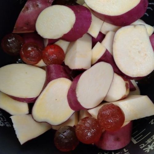 炊飯器に入れる