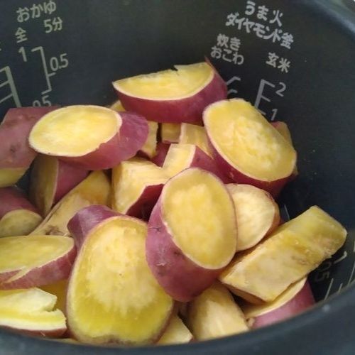 カンロ飴をからめる