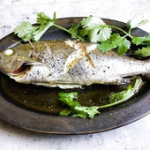 天然魚クエスト☆イサキのハーブ煮