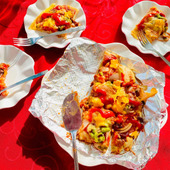 チーズたっぷりふわふわピザパン