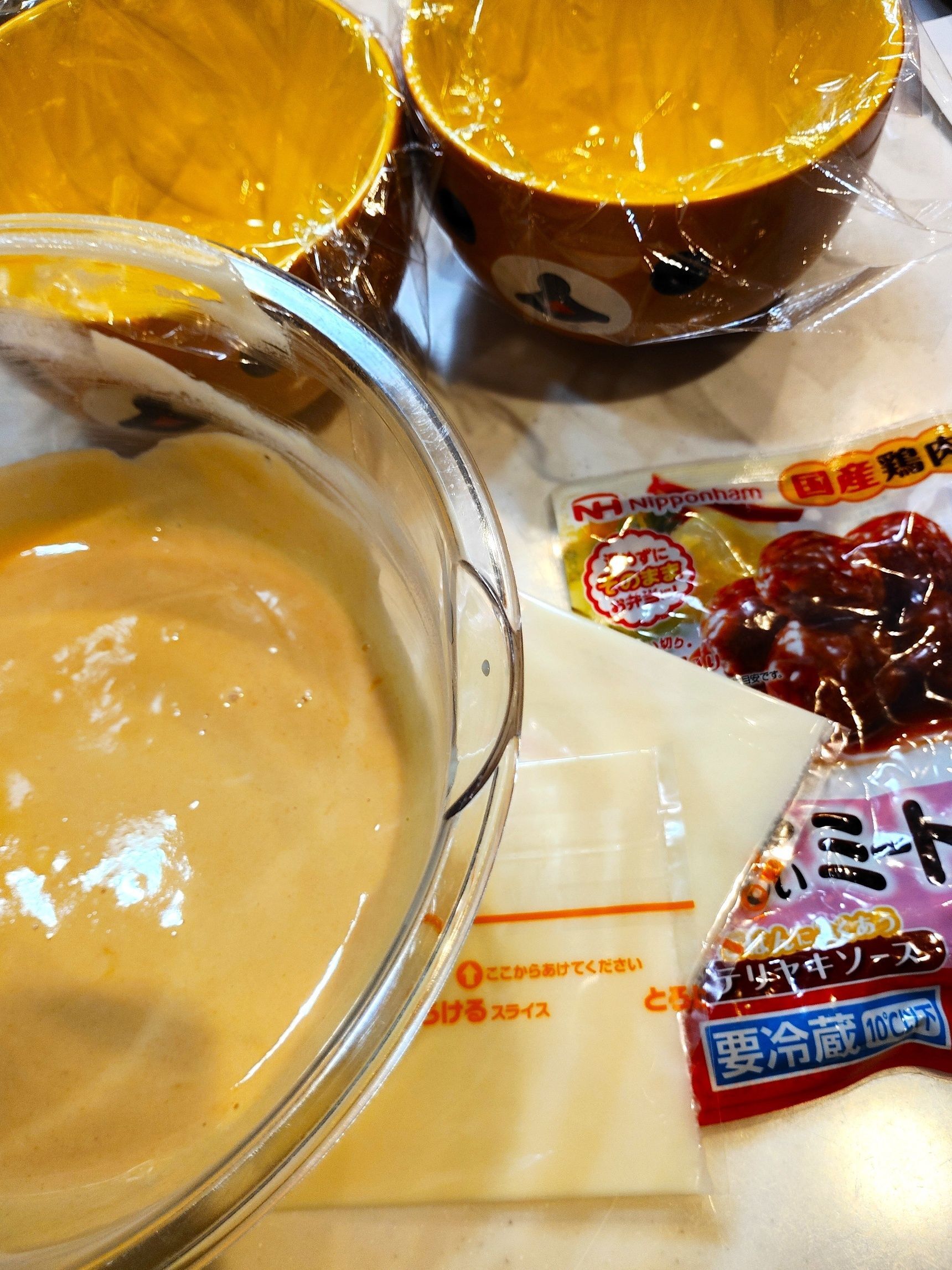 おわんの準備＆具材の準備