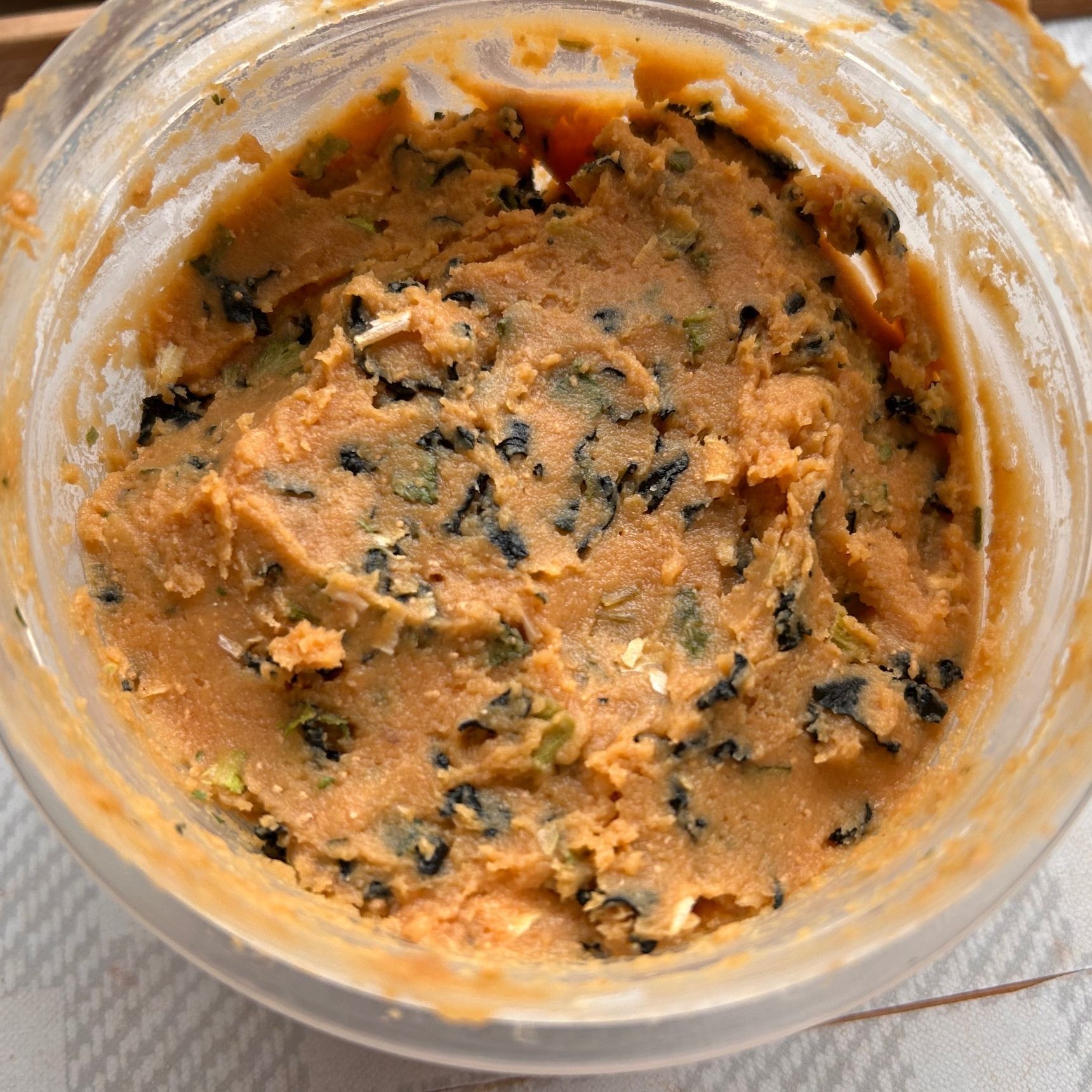 味噌に混ぜ込む