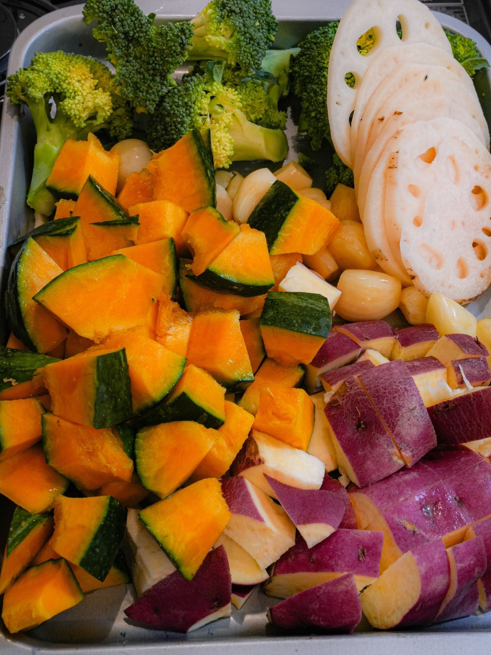 お野菜の下ごしらえ