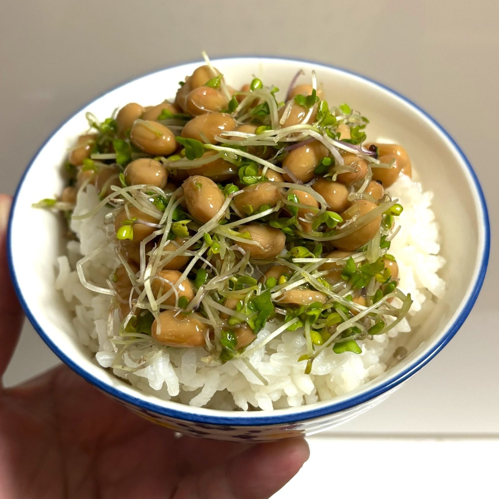 ご飯の上に乗せます