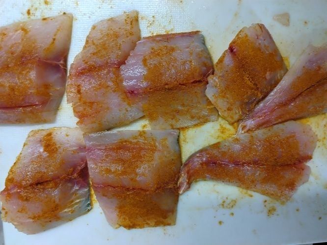 真あじのフライ