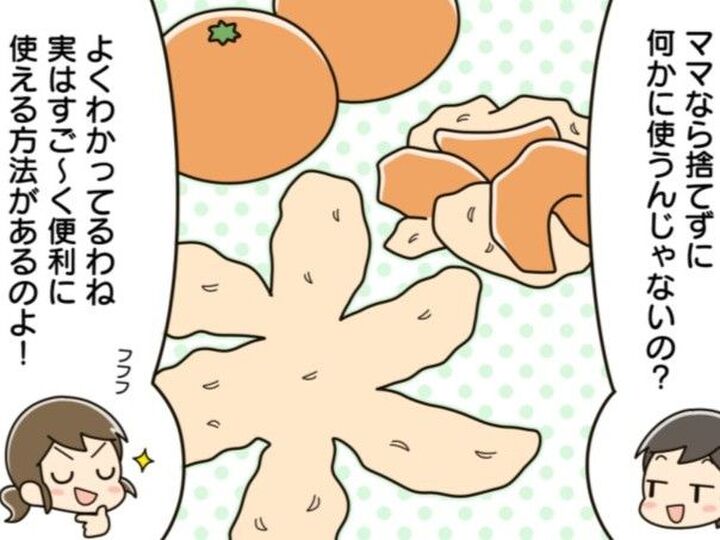 みかんの皮、捨てるの待って!ちょっとの工夫で、家じゅうで役立つ万能アイテムに大変身♡