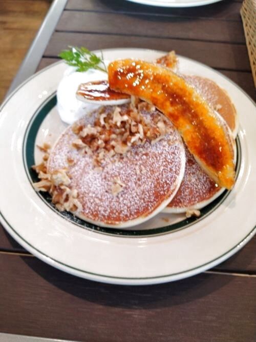 キャラメリーゼバナナ・パンケーキ