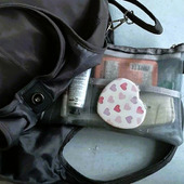 100均リメイク！ペタンコポーチからの、ポケットたっぷり自分サイズポーチに！