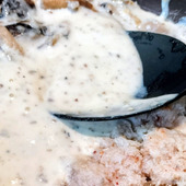 ひと味違う！コク旨！濃厚クリームシチュー！コレを加えるだけ〜！根菜たっぷりクリームシチュー！