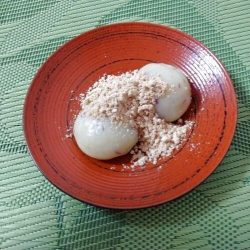 きなこをかける