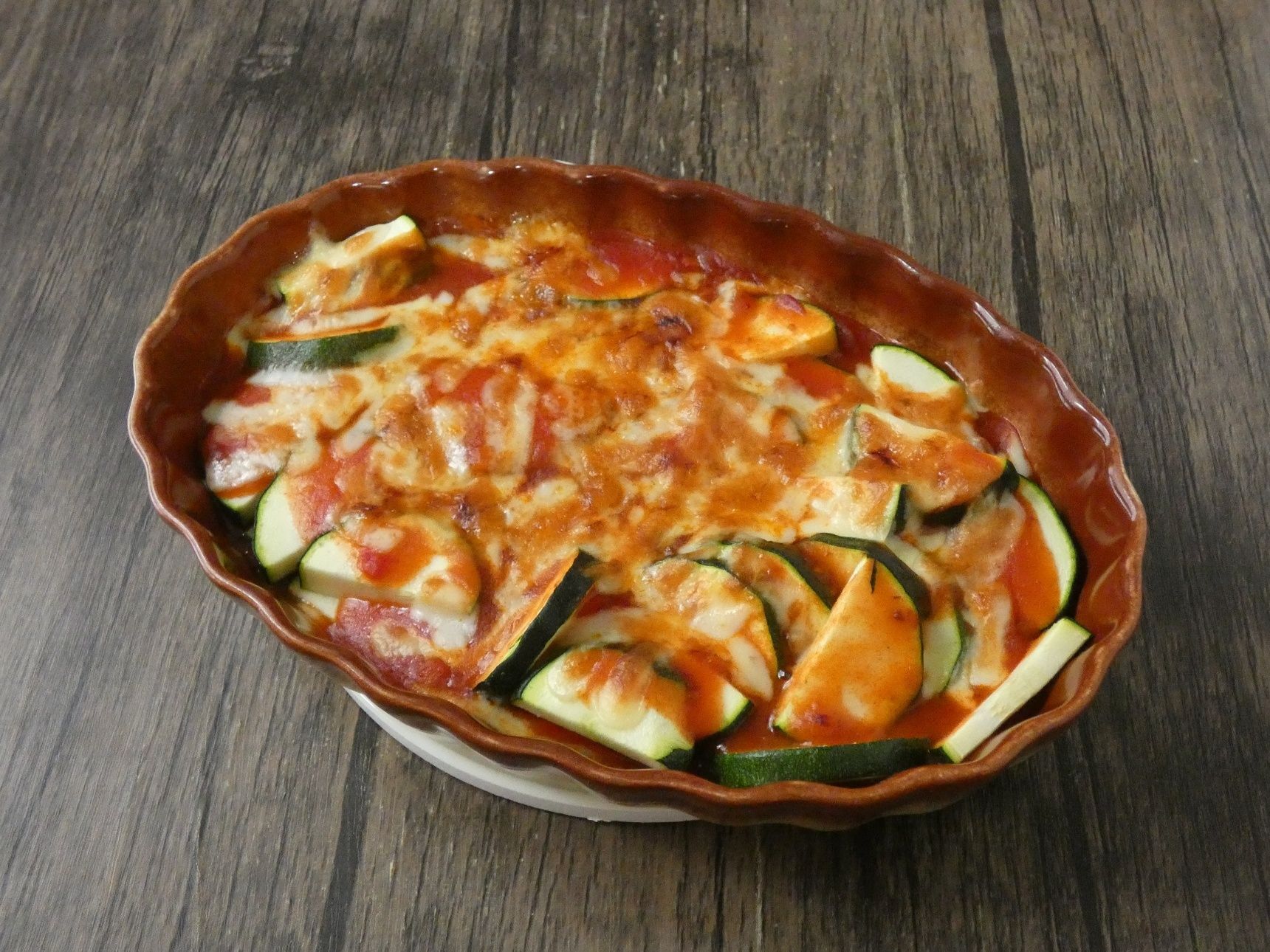 ズッキーニのナポリタンチーズ焼き