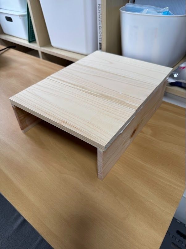 約半日放置して接着