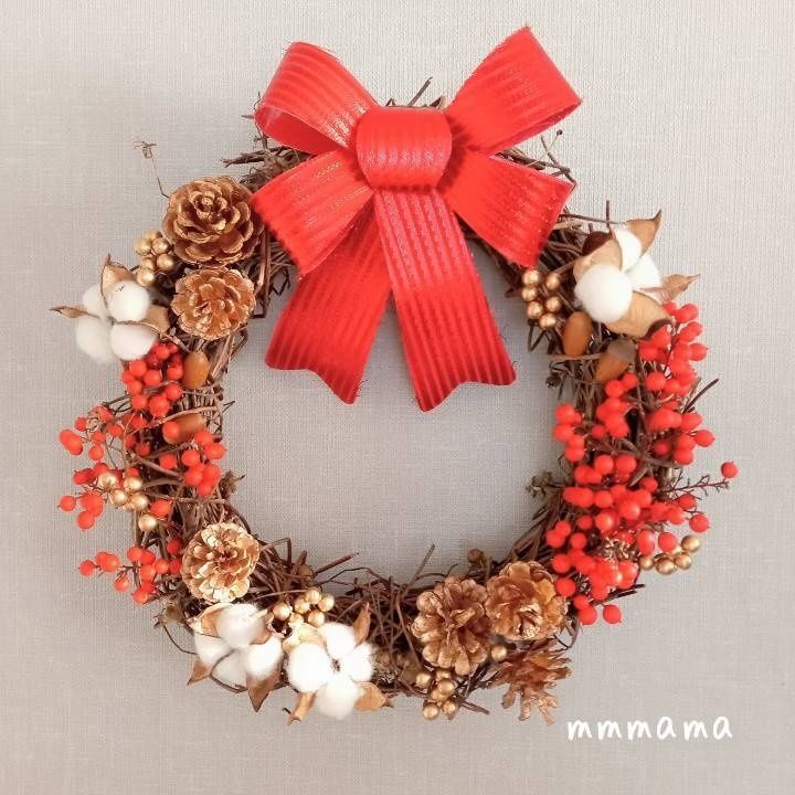 【小学校1年生】朝顔のつるで作ったクリスマスリース