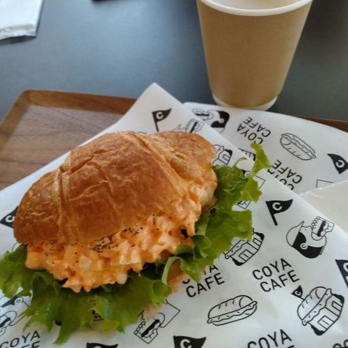 クロワッサン卵サンド